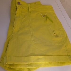 Yellow Cargo Shorts with Classic Summer Style